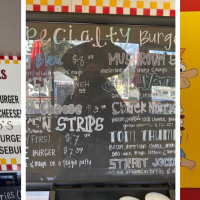 Flipping Out Burgers And Fries