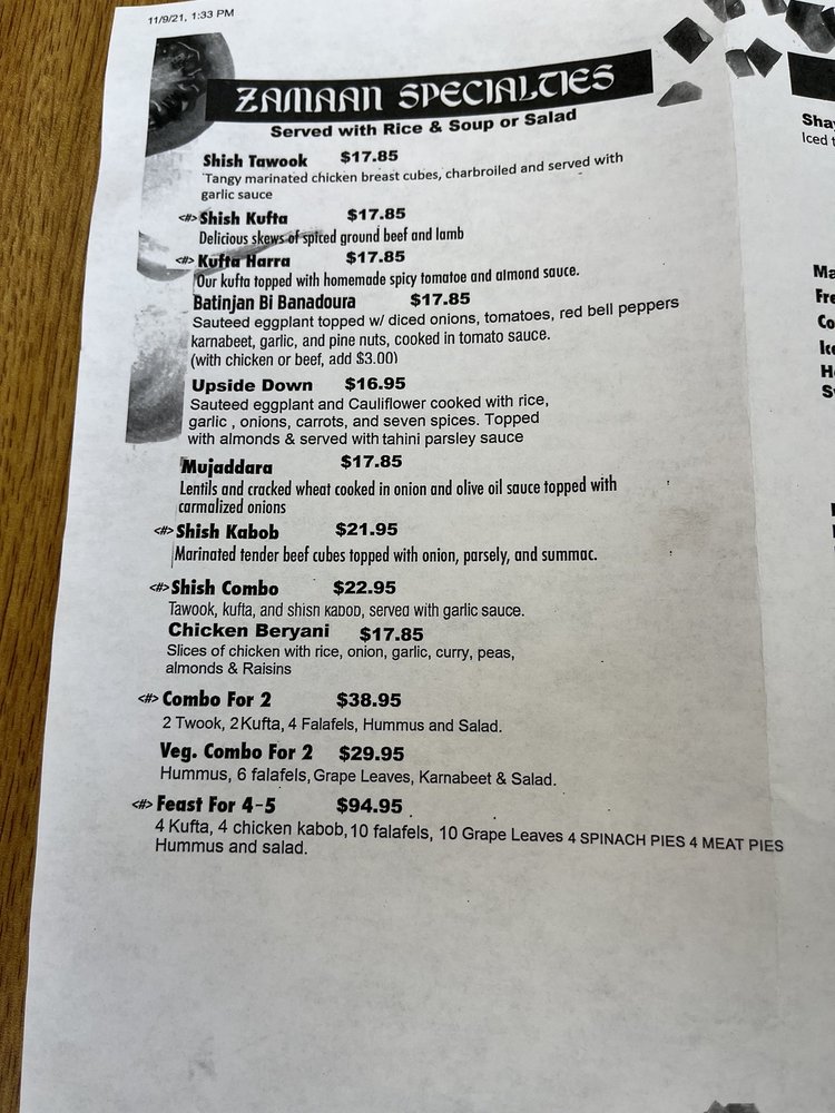 Zamaan Cafe